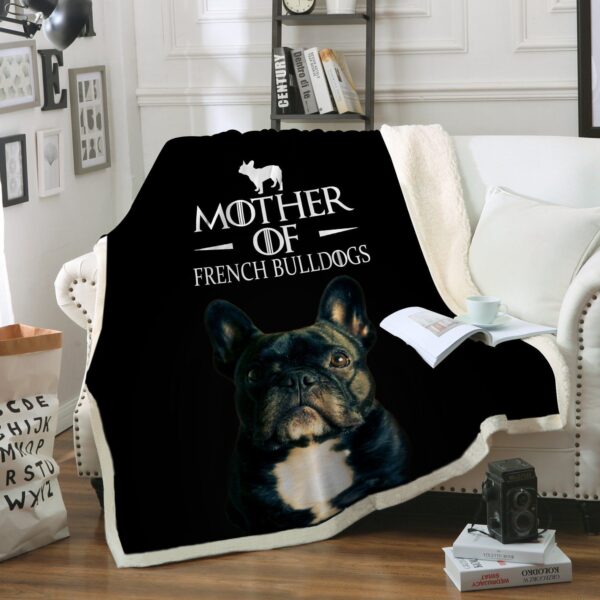French Bulldogs Mother Of French Bulldog Fleece Blanket Sherpa Blanket