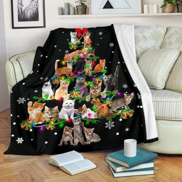 Cat Fleece Blanket Sherpa Blanket