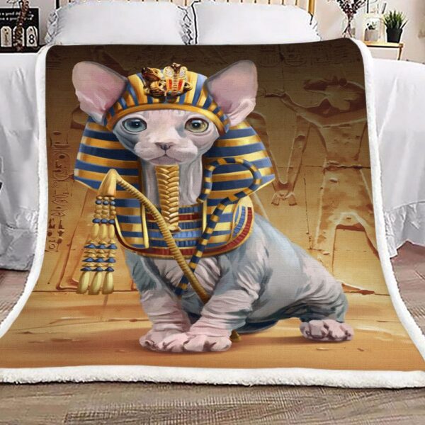 Cats Egypt Fleece Blanket Sherpa Blanket