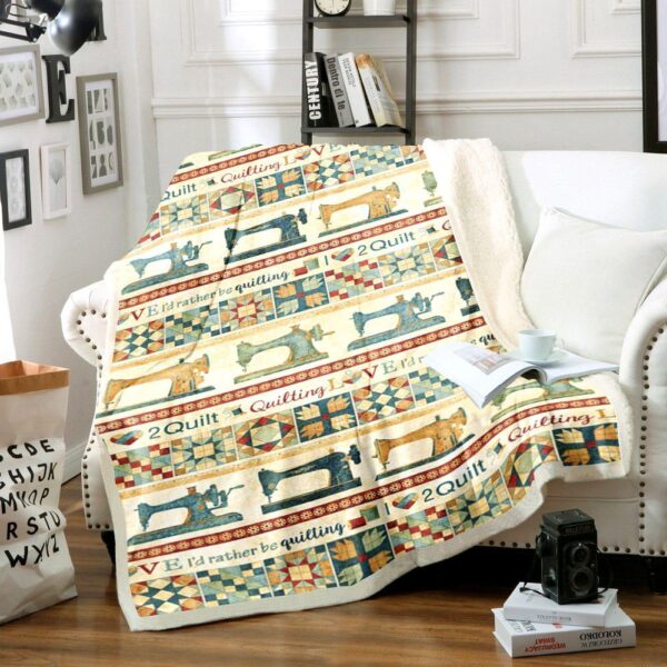 Sewing Fleece Blanket Sherpa Blanket