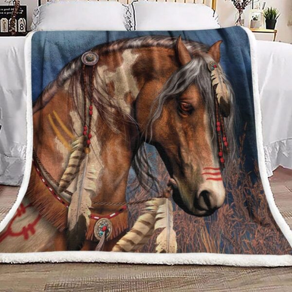 Horse Collection Fleece Blanket Sherpa Blanket
