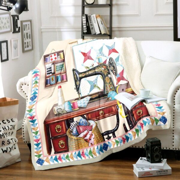 Sewing Fleece Blanket Sherpa Blanket