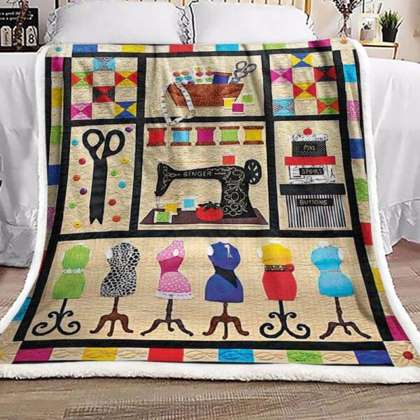 Sewing Fleece Blanket Sherpa Blanket