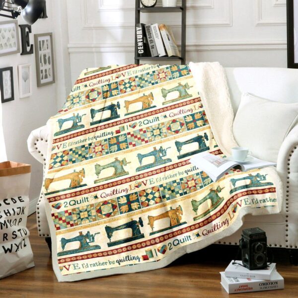 Sewing Fleece Blanket Sherpa Blanket