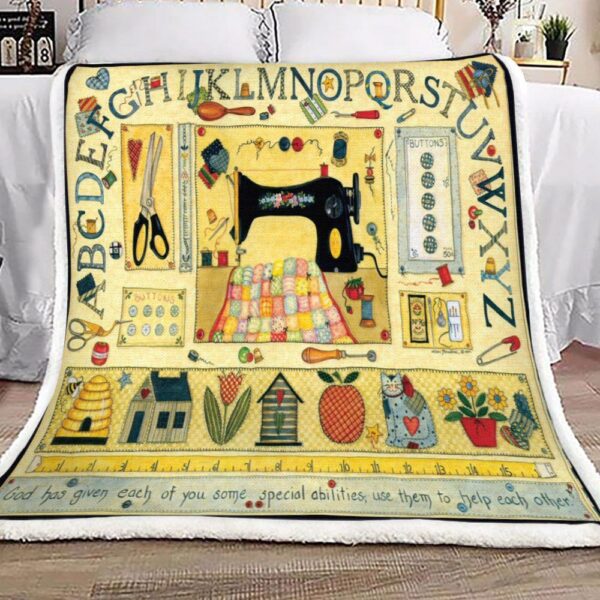 Sewing Fleece Blanket Sherpa Blanket