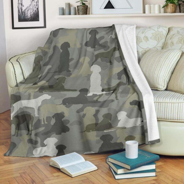 Great Dane Camo Fleece Blanket Sherpa Blanket