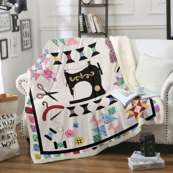 Sewing Fleece Blanket Sherpa Blanket
