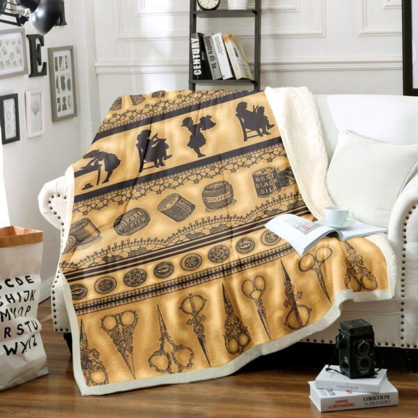 Sewing Fleece Blanket Sherpa Blanket