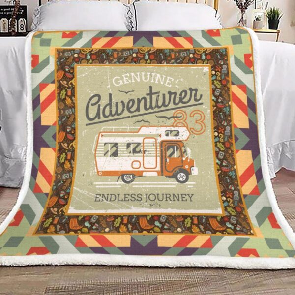 Camping Fleece Blanket Sherpa Blanket