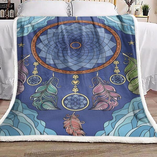 Dreamcatcher Fleece Blanket Sherpa Blanket
