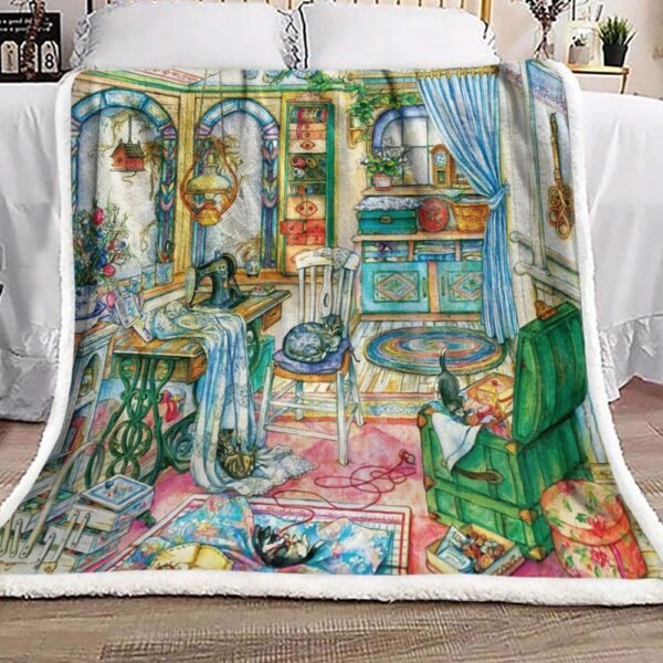 Sewing Fleece Blanket Sherpa Blanket
