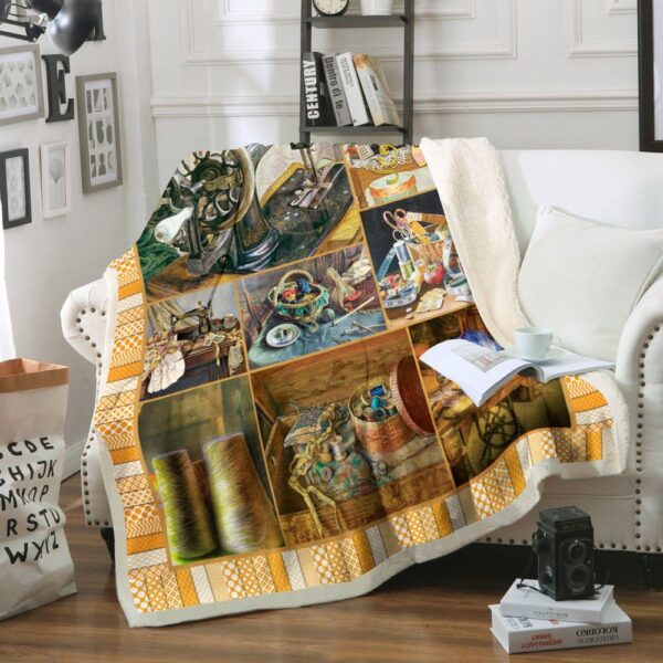 Sewing Fleece Blanket Sherpa Blanket