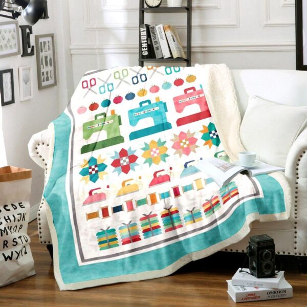 Sewing Fleece Blanket Sherpa Blanket