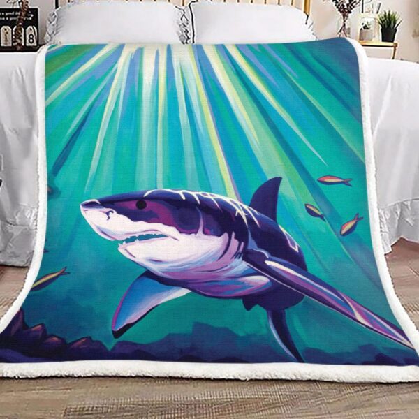 Shark Fleece Blanket Sherpa Blanket