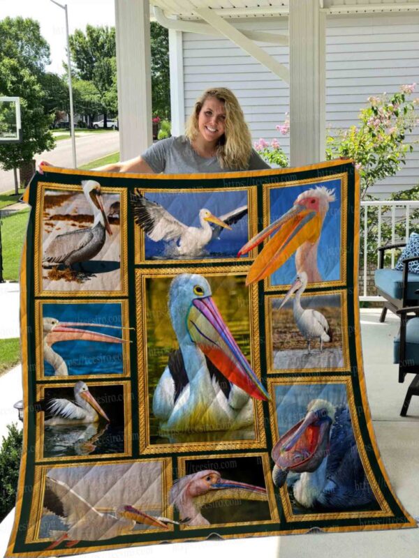 Pelican 3D Fleece Blanket Sherpa Blanket