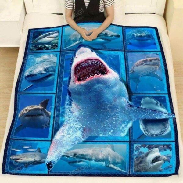 Shark Fleece Blanket Sherpa Blanket