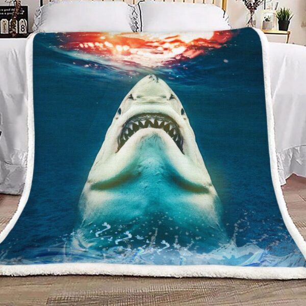 Shark Fleece Blanket Sherpa Blanket