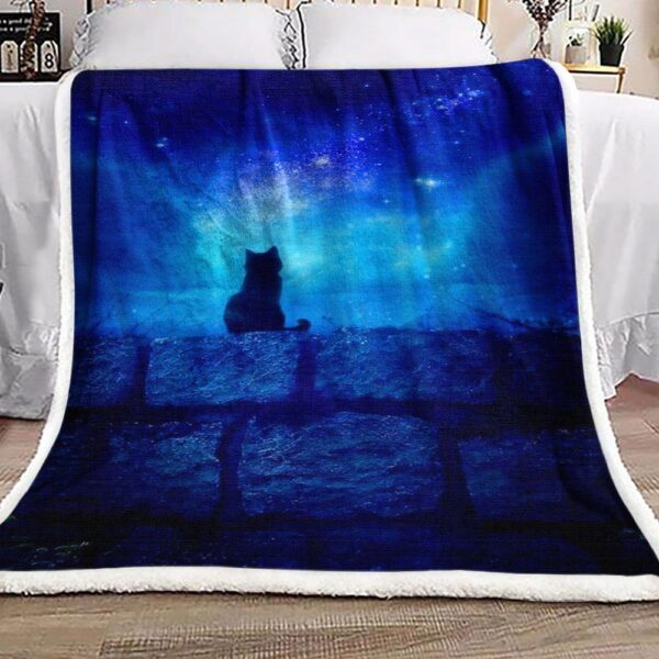 Cat Fleece Blanket Sherpa Blanket