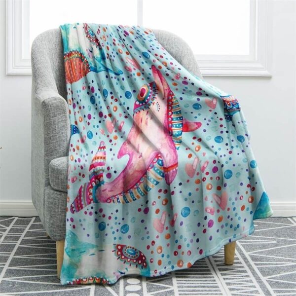 Dolphin Fleece Blanket Sherpa Blanket