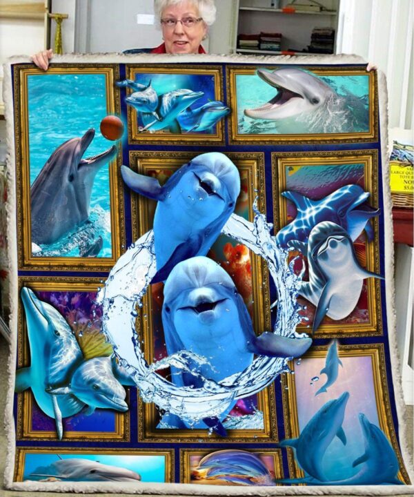 Dolphin Fleece Blanket Sherpa Blanket