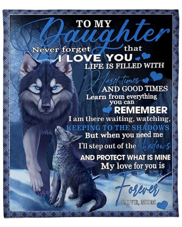 To my Daughter Fleece Blanket Sherpa Blanket