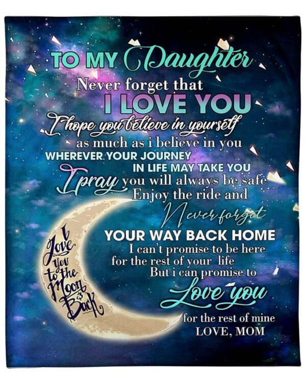 To my Daughter Fleece Blanket Sherpa Blanket