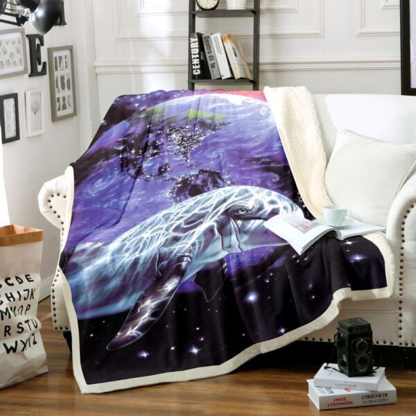 Dolphin Fleece Blanket Sherpa Blanket