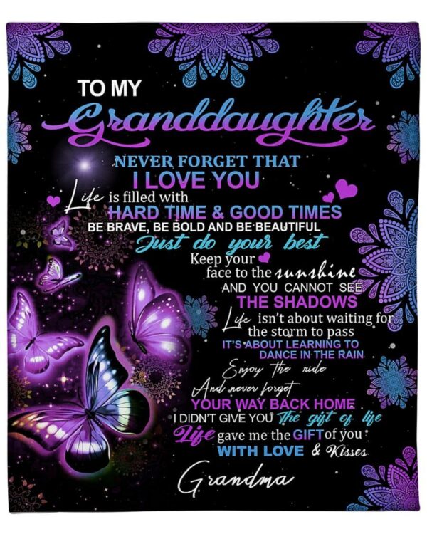 To my Granddaughter Fleece Blanket Sherpa Blanket