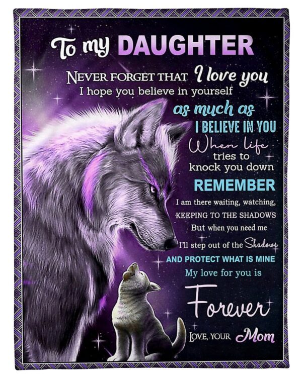 To my Daughter Fleece Blanket Sherpa Blanket