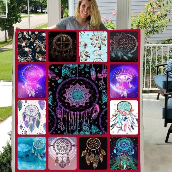 Dream Catcher Fleece Blanket Sherpa Blanket