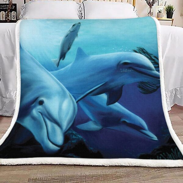 Dolphin Fleece Blanket Sherpa Blanket