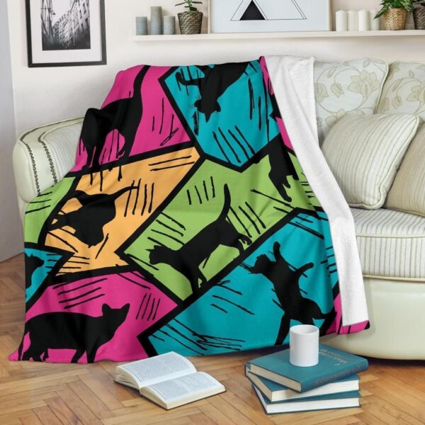 Cat Fleece Blanket Sherpa Blanket