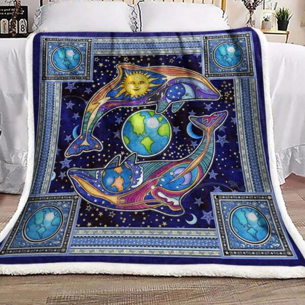 Dolphin Fleece Blanket Sherpa Blanket