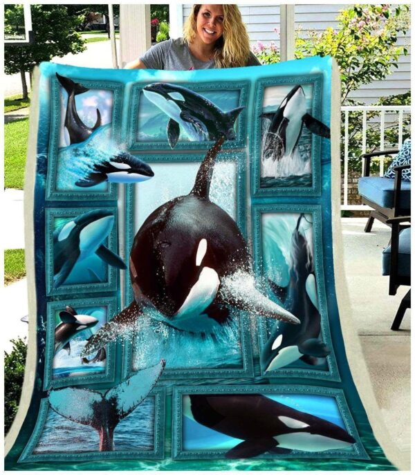 Dolphin Fleece Blanket Sherpa Blanket