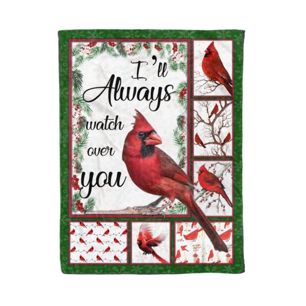 Cardinal Fleece Blanket Sherpa Blanket