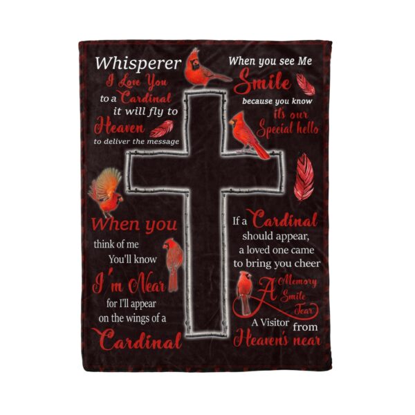 Cardinal Fleece Blanket Sherpa Blanket