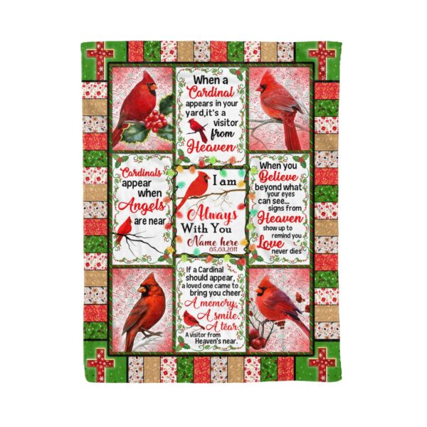 Cardinal Fleece Blanket Sherpa Blanket
