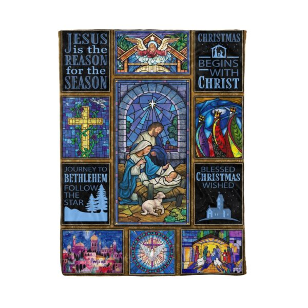 God Fleece Blanket Sherpa Blanket
