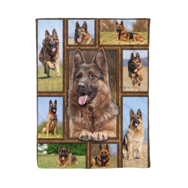 German shepherd Fleece Blanket Sherpa Blanket