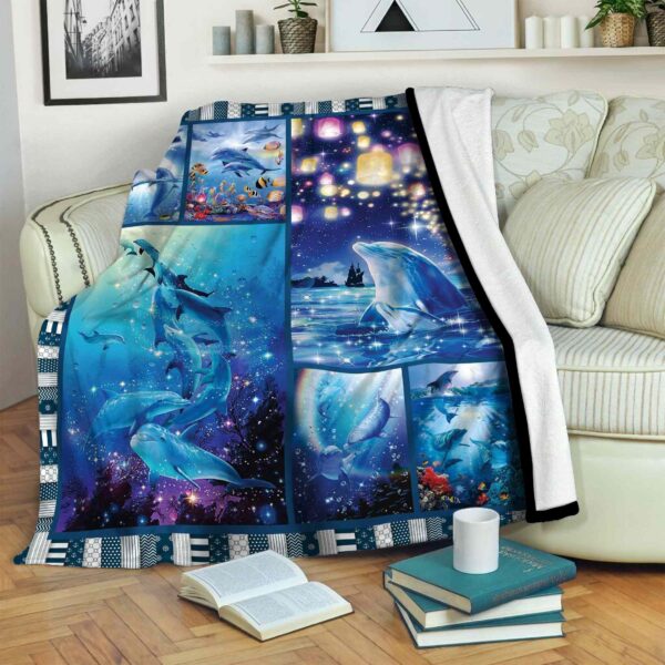 Dolphin Fleece Blanket Sherpa Blanket