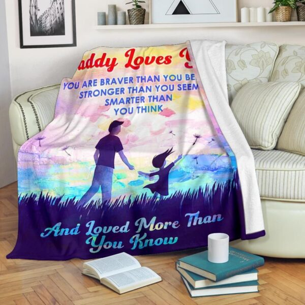 Daughter Fleece Blanket Sherpa Blanket