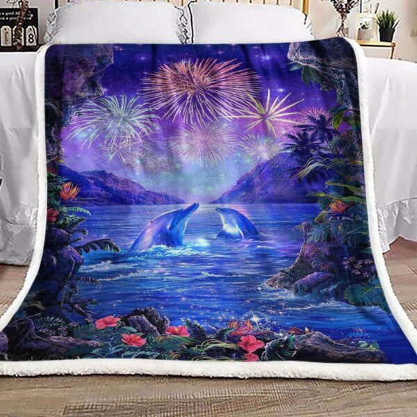 Dolphin Fleece Blanket Sherpa Blanket