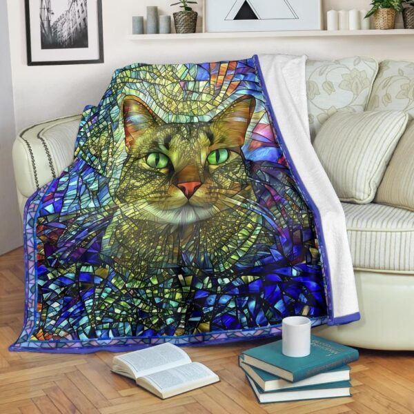 Cat Fleece Blanket Sherpa Blanket