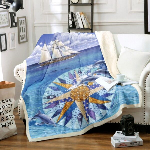 Dolphin Fleece Blanket Sherpa Blanket