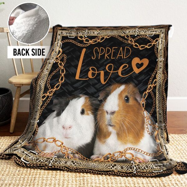 Guinea Pig Fleece Blanket Sherpa Blanket