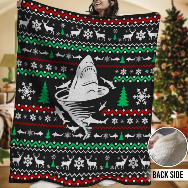 Shark Fleece Blanket Sherpa Blanket