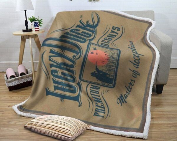Hunting Fleece Blanket Sherpa Blanket