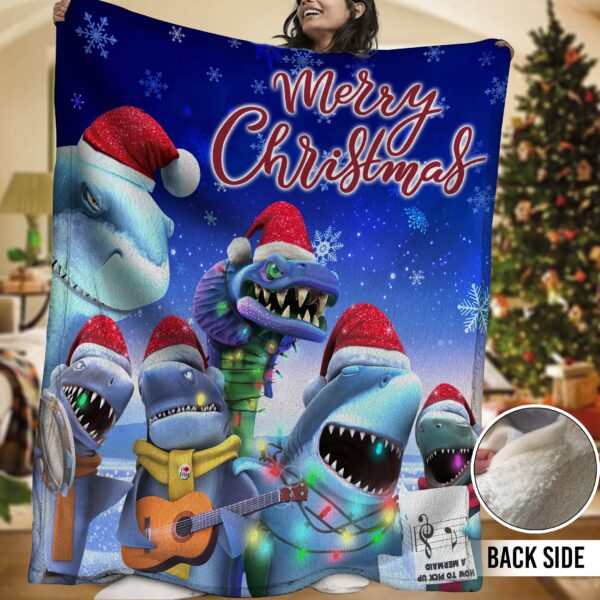 Shark Fleece Blanket Sherpa Blanket