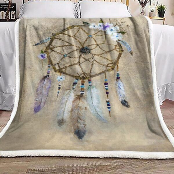 Dreamcatcher Fleece Blanket Sherpa Blanket