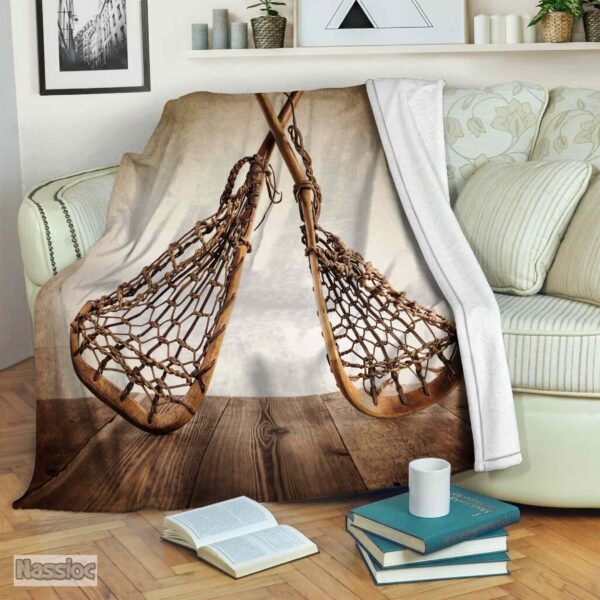 Lacrosse Fleece Blanket Sherpa Blanket